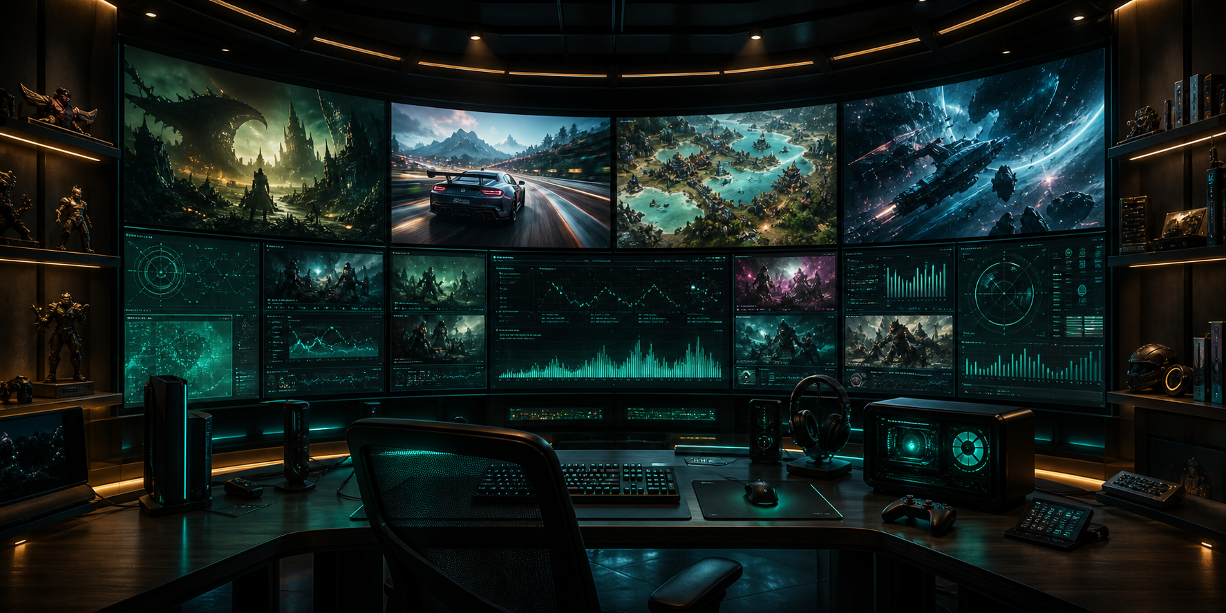 Professional gaming arena with the lightninbets.com atmosphere